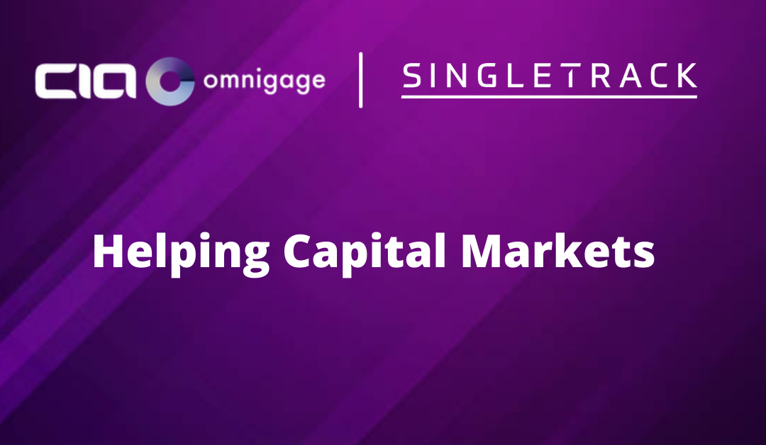 CIA Omnigage and Singletrack announce partnership for Capital Markets