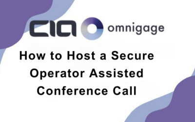 How to Host a Secure Operator Assisted Conference Call